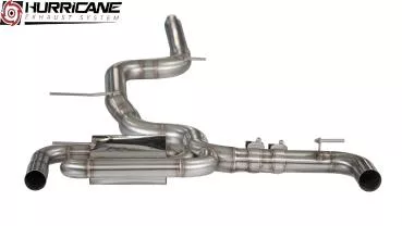 Hurricane Exhaust 3.5" ECE Klappenanlage für VW Golf GTI 7.5 Performance OPF V2